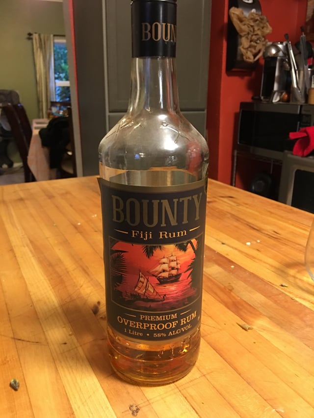 bounty rum fiji