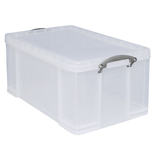 b&q storage boxes plastic