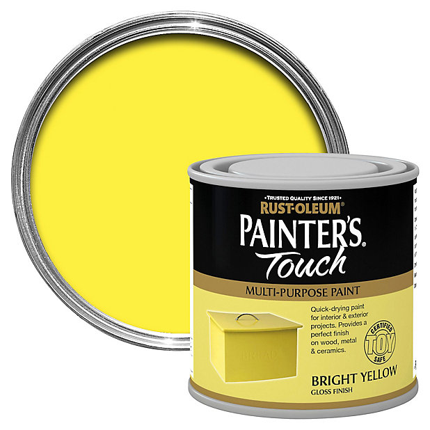 b&q yellow paint