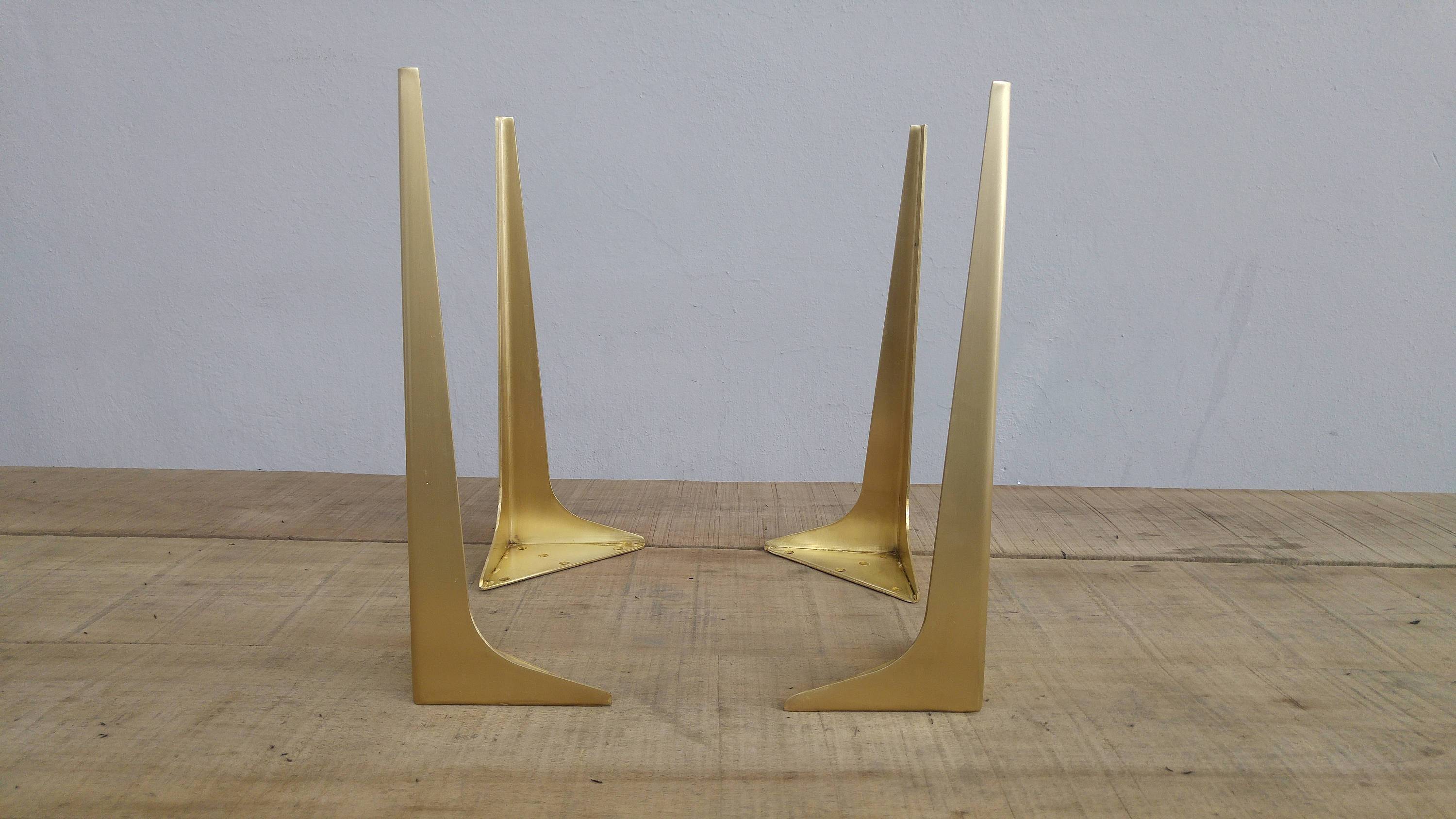 brass table legs