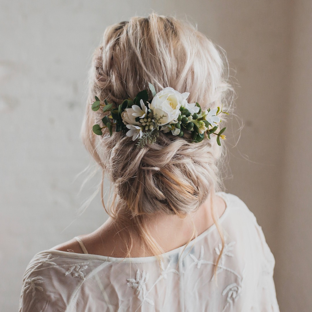 bridal hair flowers