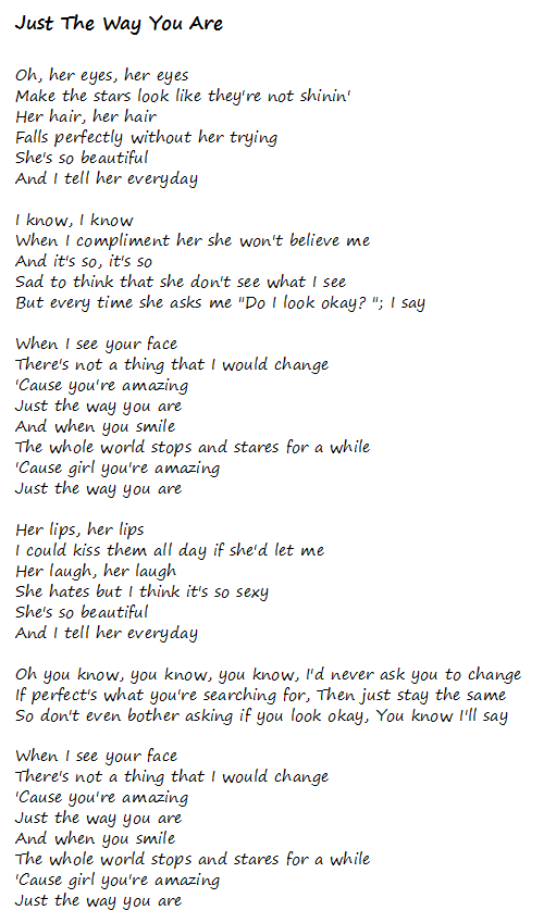 bruno mars amazing lyrics