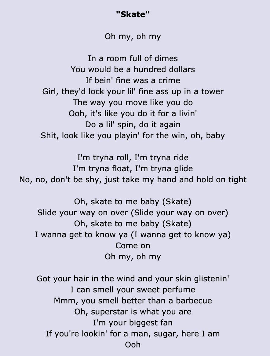 bruno mars what you doing lyrics