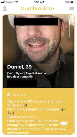 bumble bio for guys