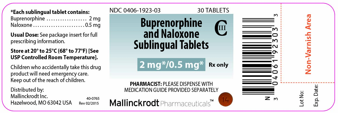 buprenorphine and naloxone sublingual tablets usp