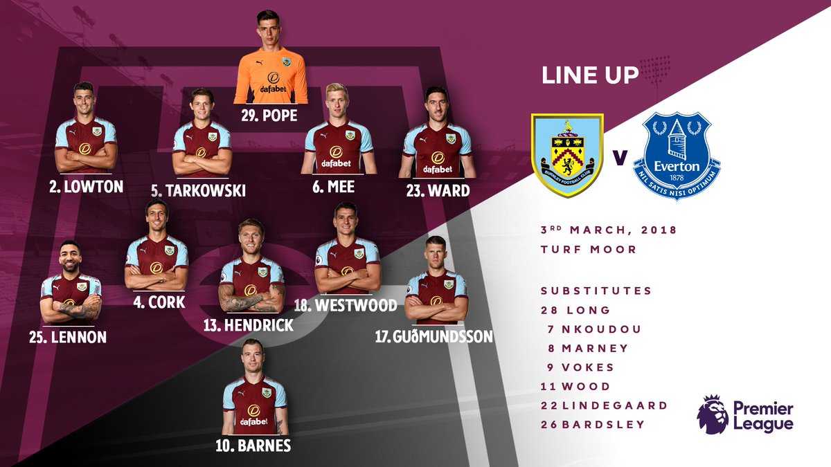 burnley starting 11