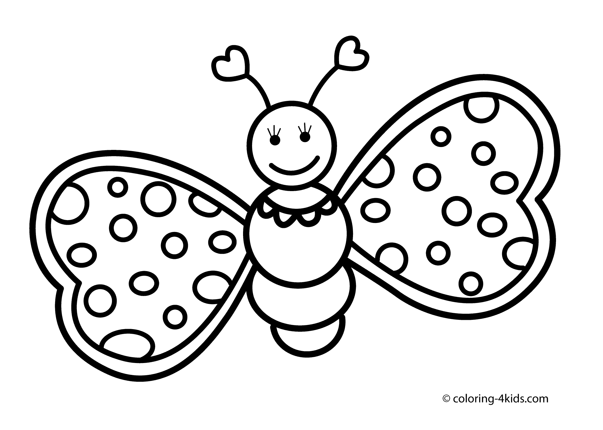 butterfly clipart black and white