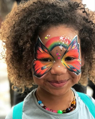 butterfly face paint easy