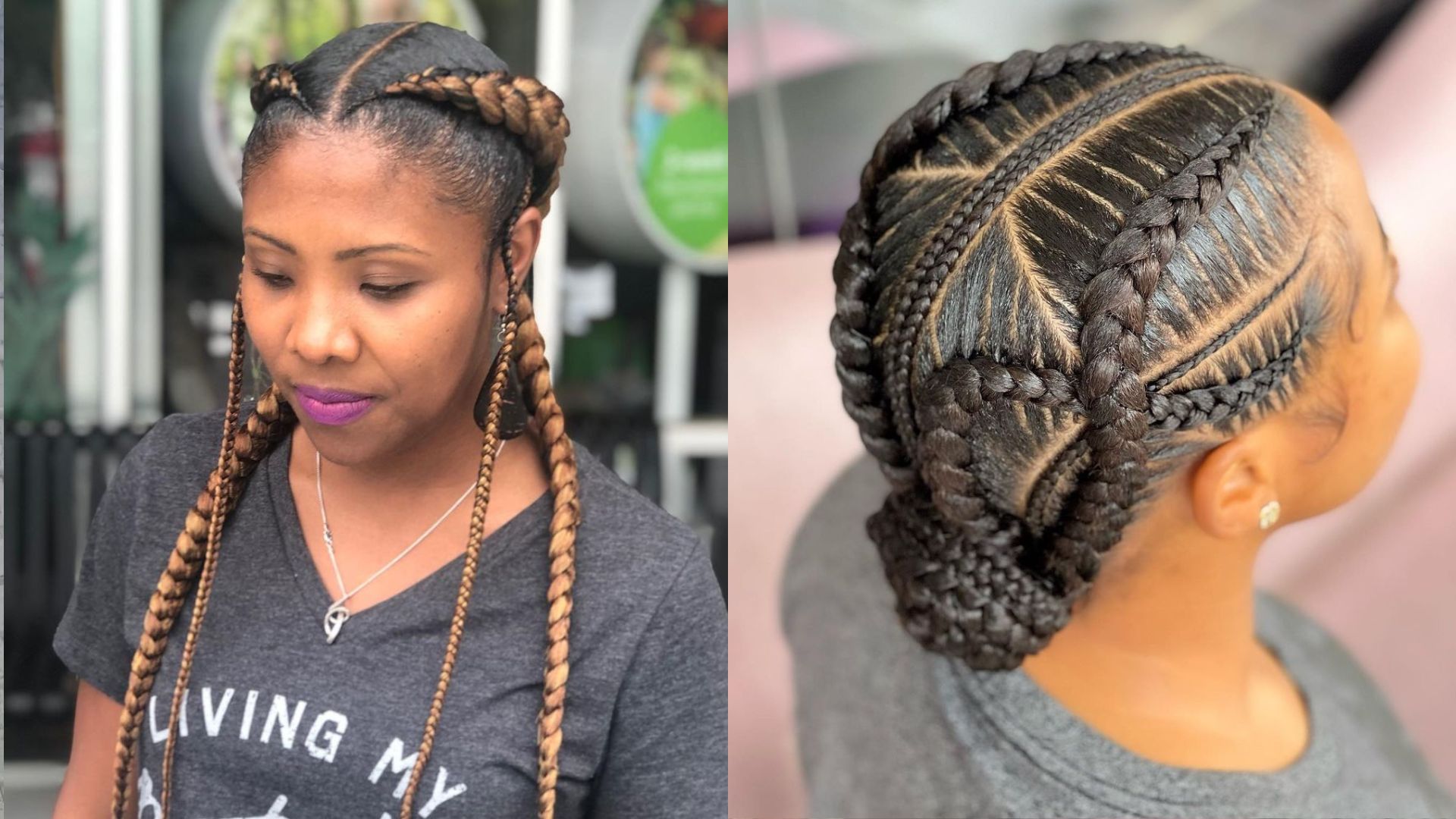 two braids hairstyles