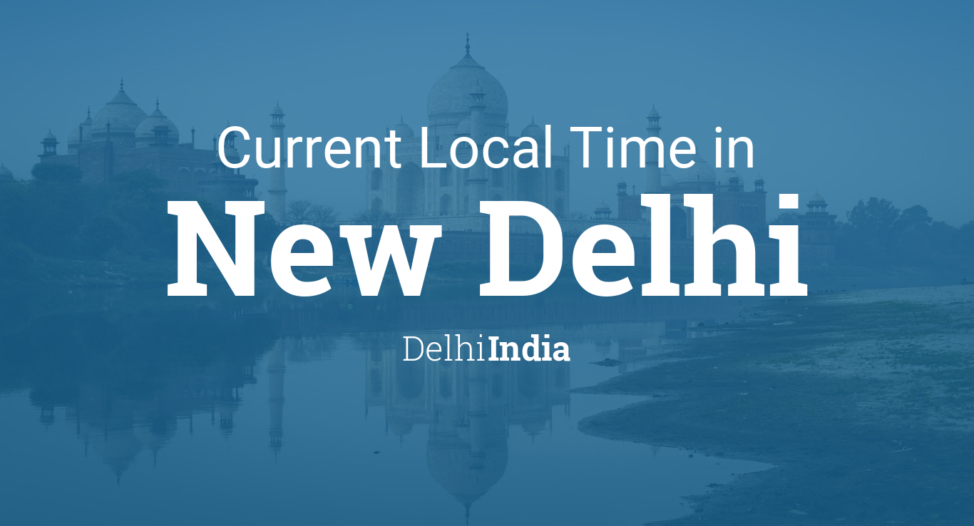 current local time in india