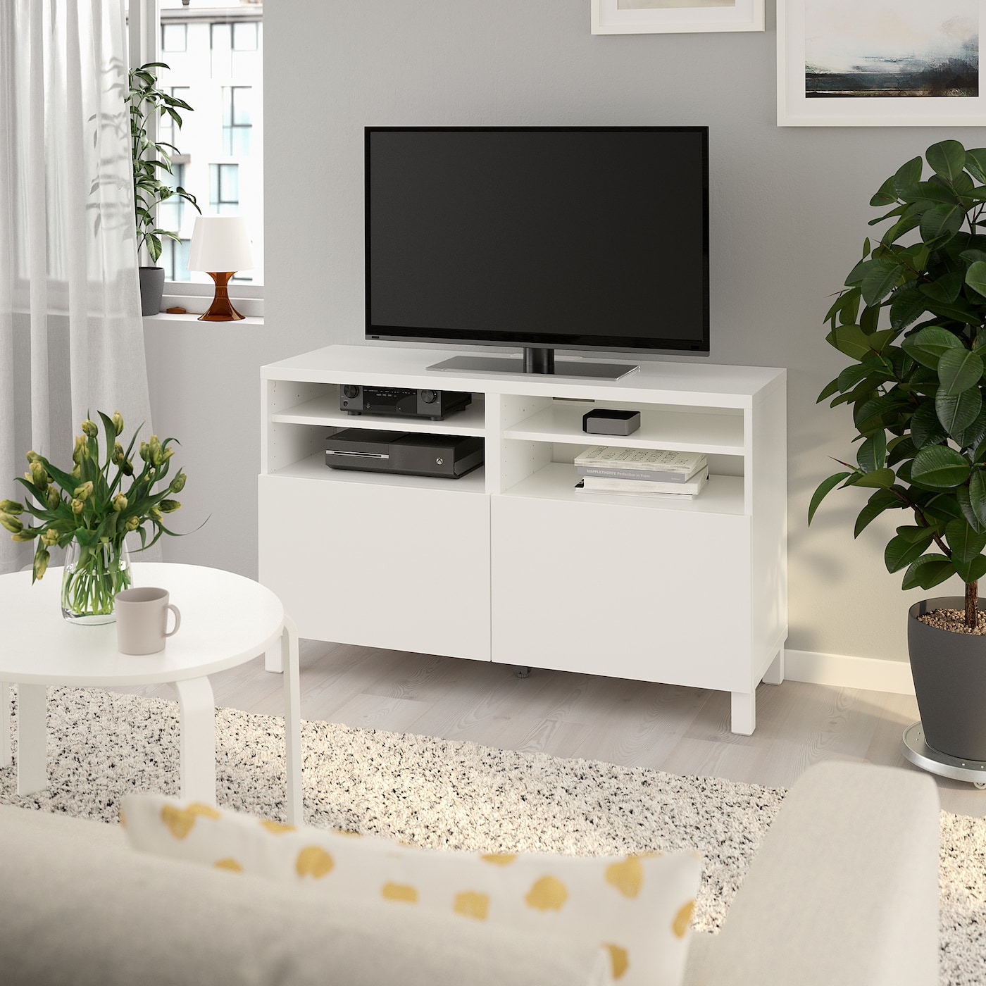 ikea white television units