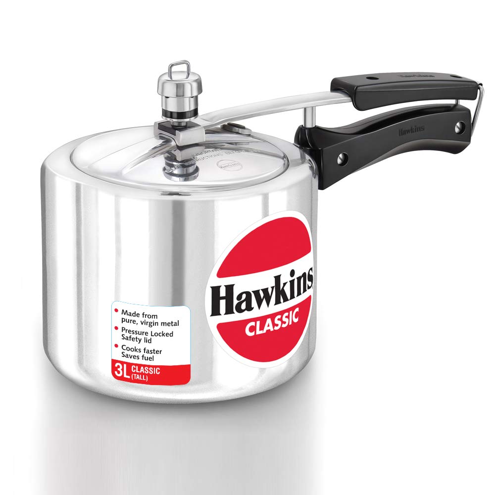 hawkins stainless steel pressure cooker 3 litre