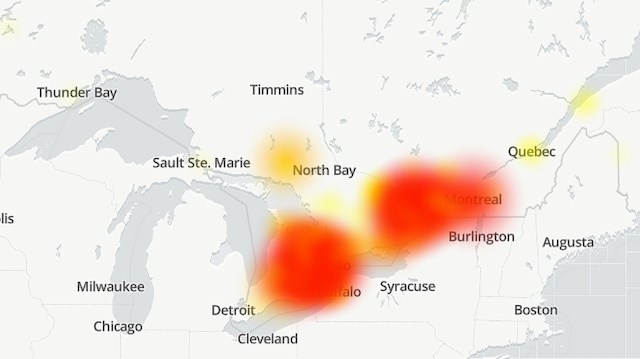 bell internet outage toronto