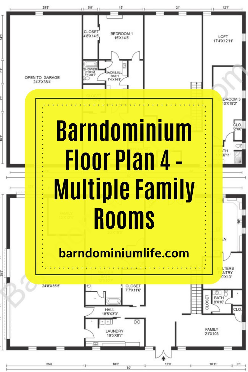 multi-family barndominium plans