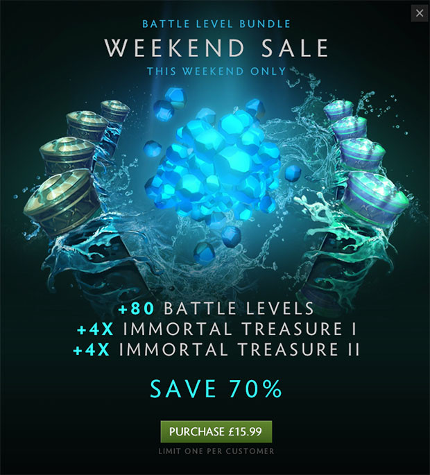 dota 2 battle pass weekend sale