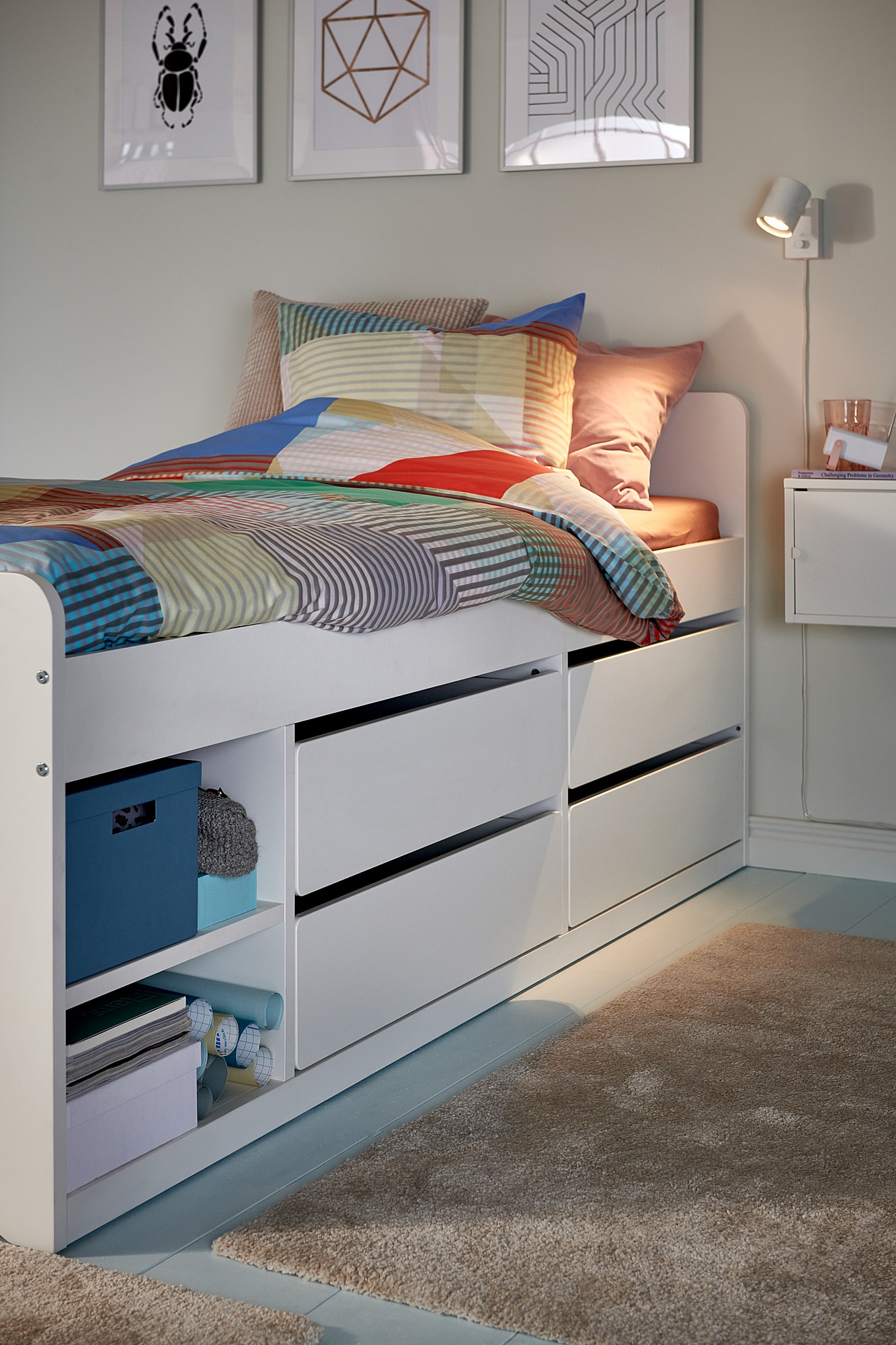 ikea storage bed frame