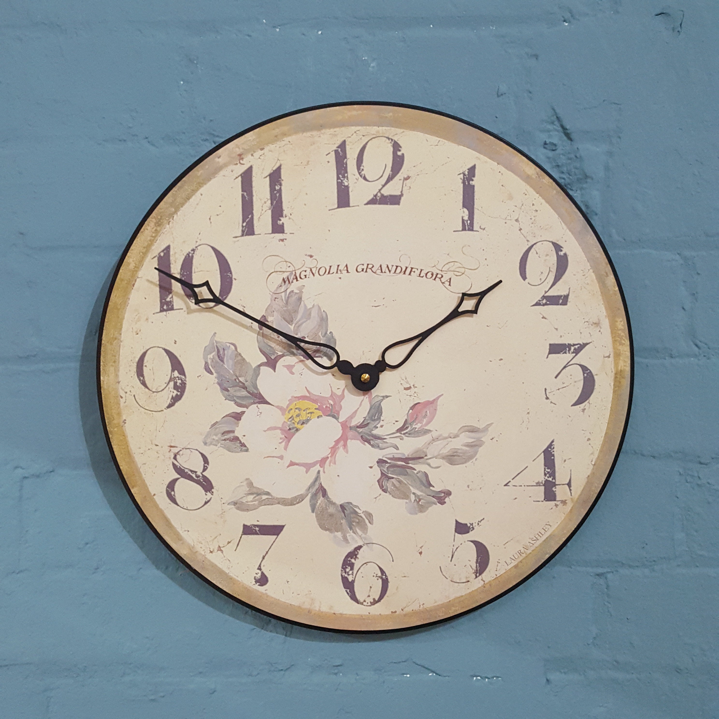 laura ashley clock wall