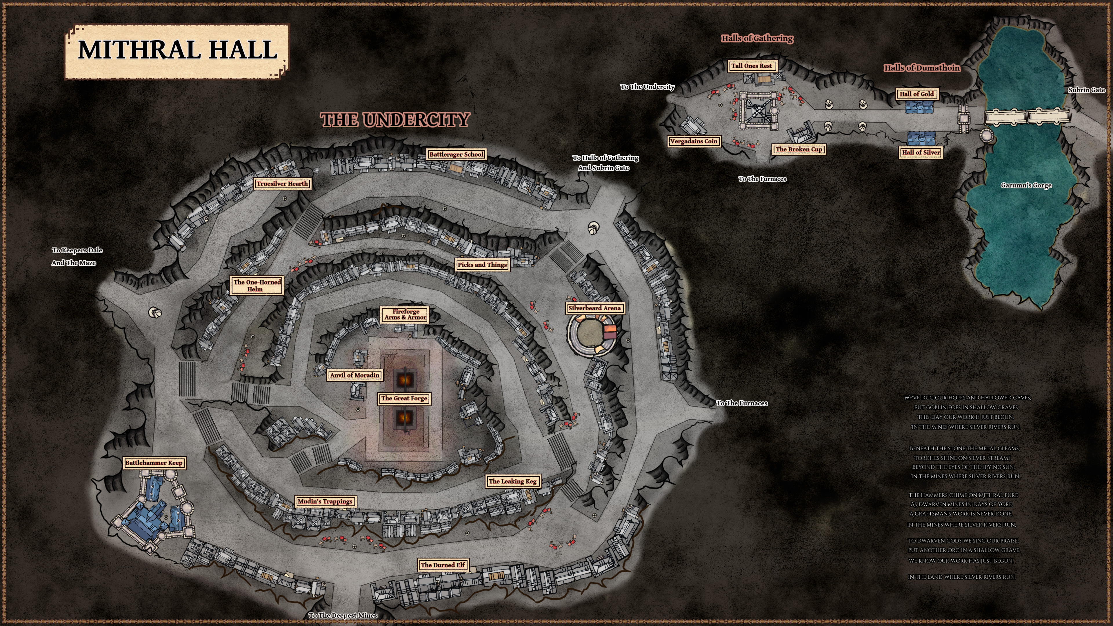 mithral hall map