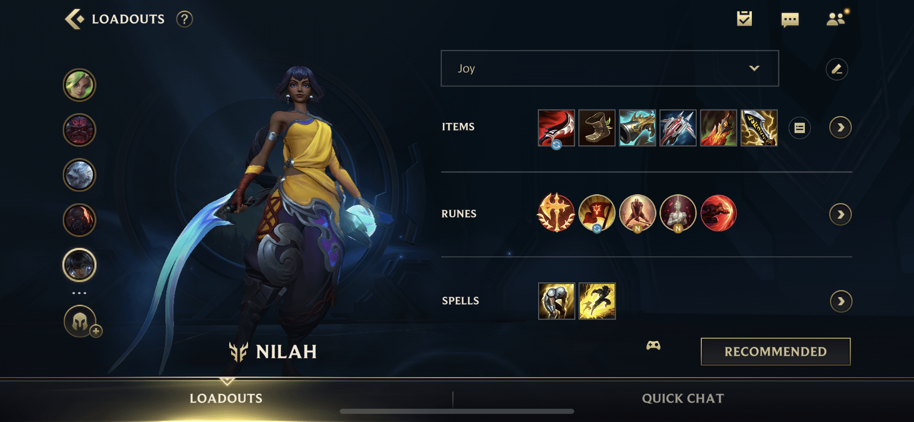 nilah runes