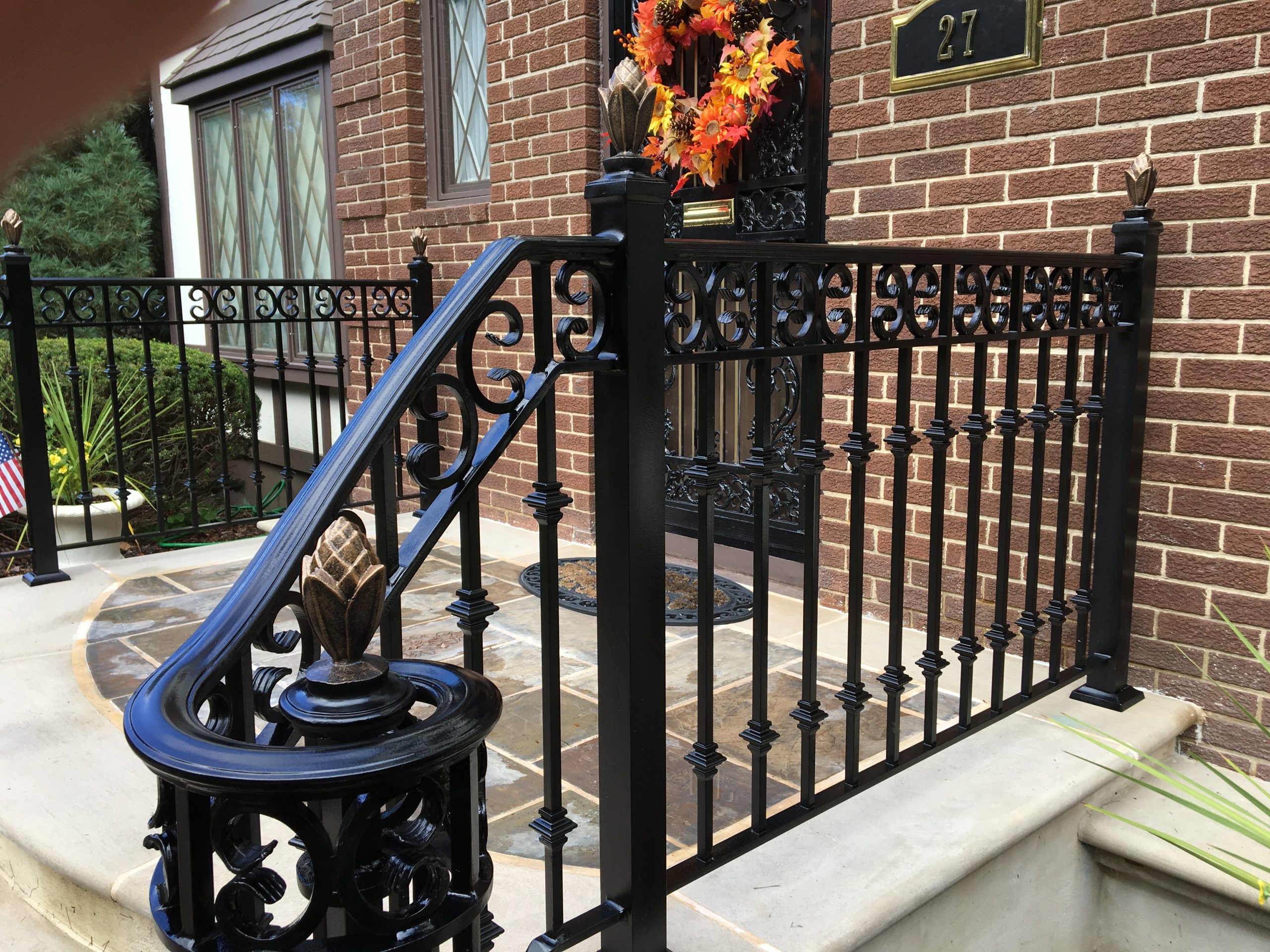 outside stair railing