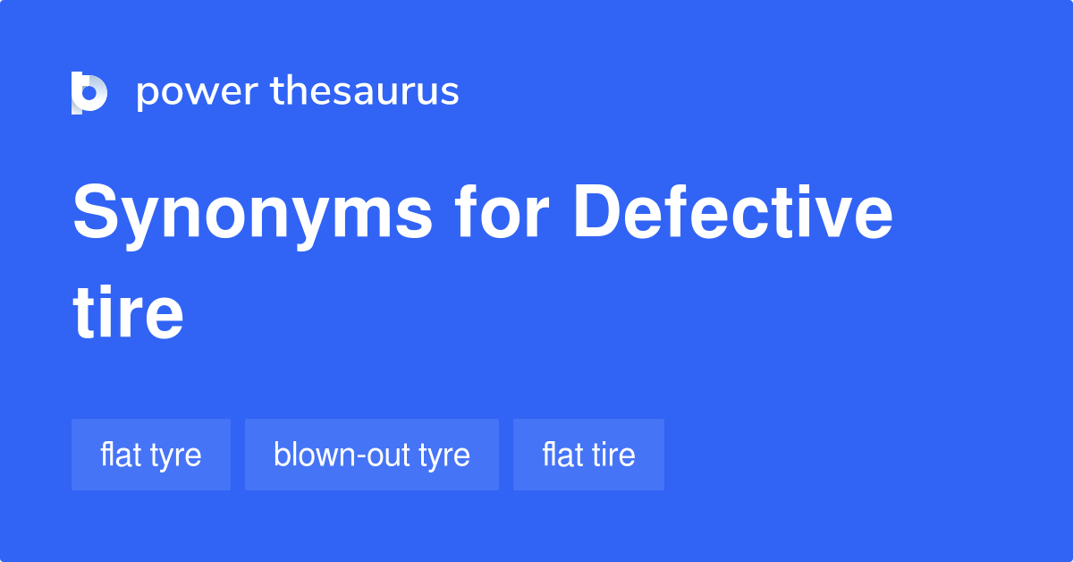 tires synonym