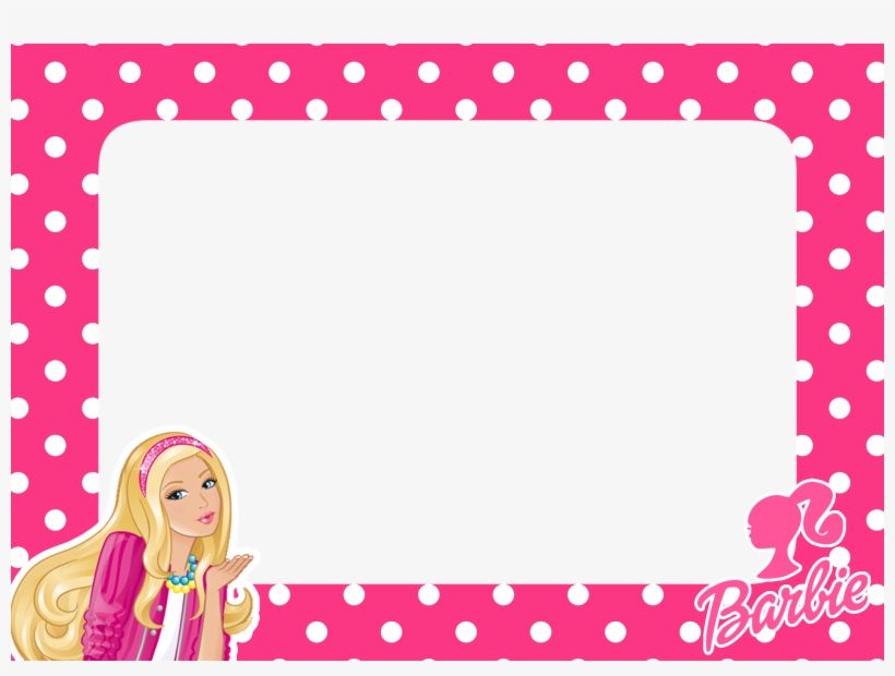 barbie frame background