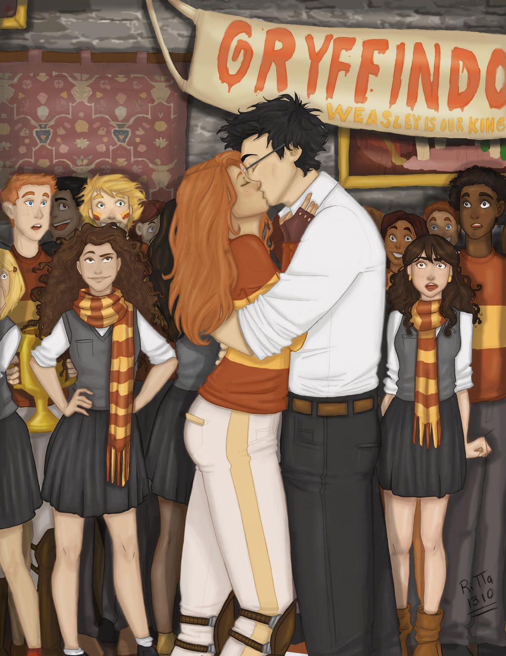 harry and ginny fan art