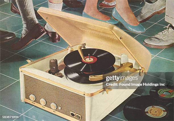 record players of the 1950s