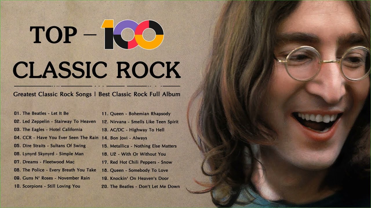 top 100 classic rock songs