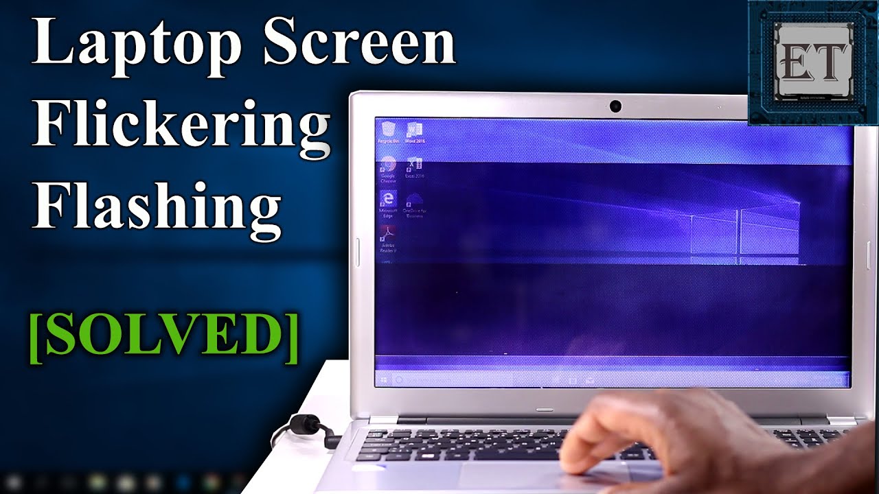 how to fix laptop screen flickering