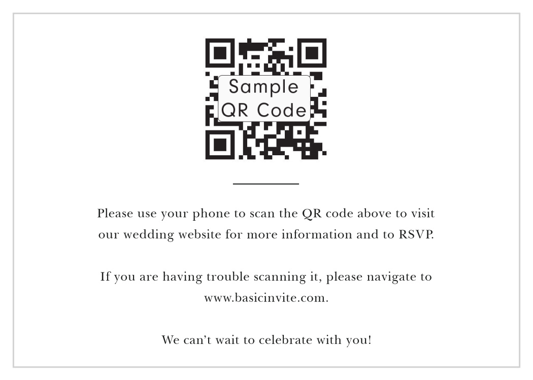 wedding rsvp qr code