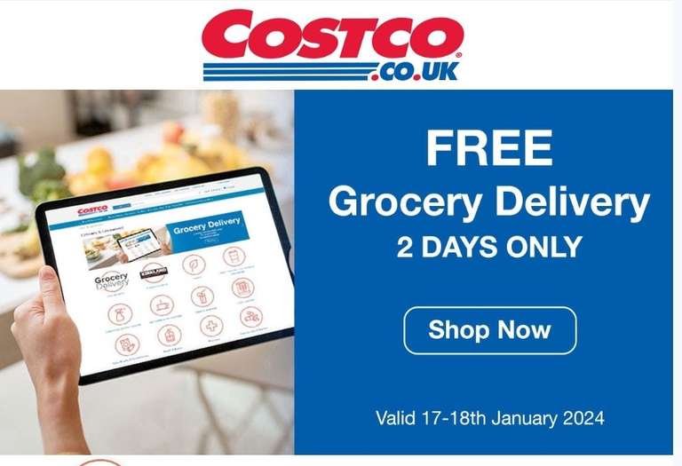 costco free delivery