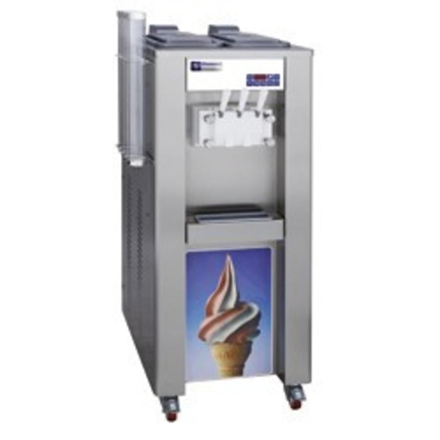 an ice cream machine produced 45