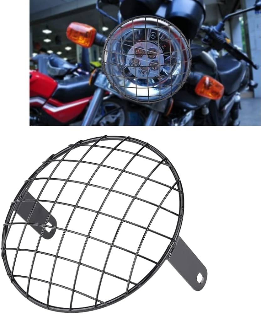 motorcycle headlight grill