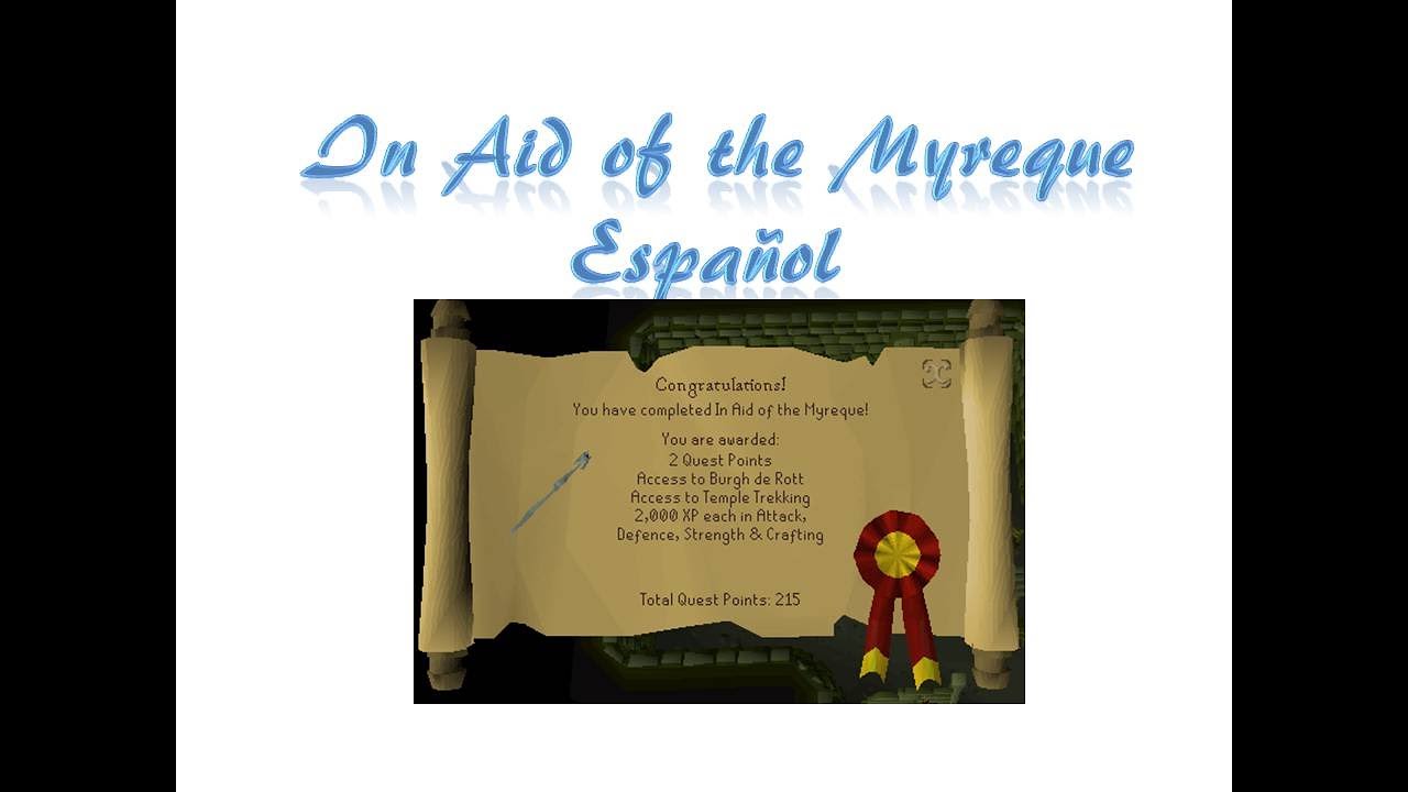 in aid of the myreque