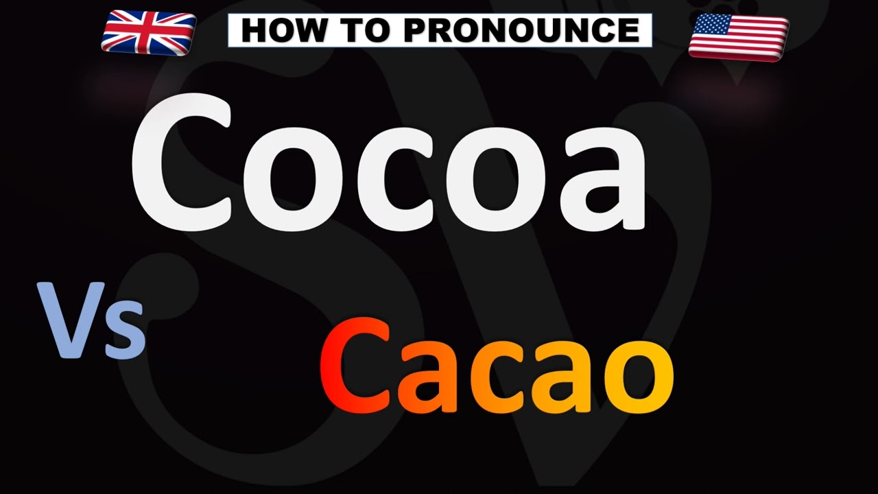 cacao pronunciation