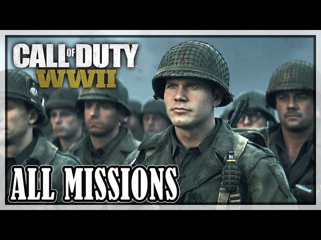 call of duty ww2 mission list