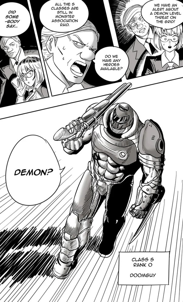 can doom slayer beat saitama