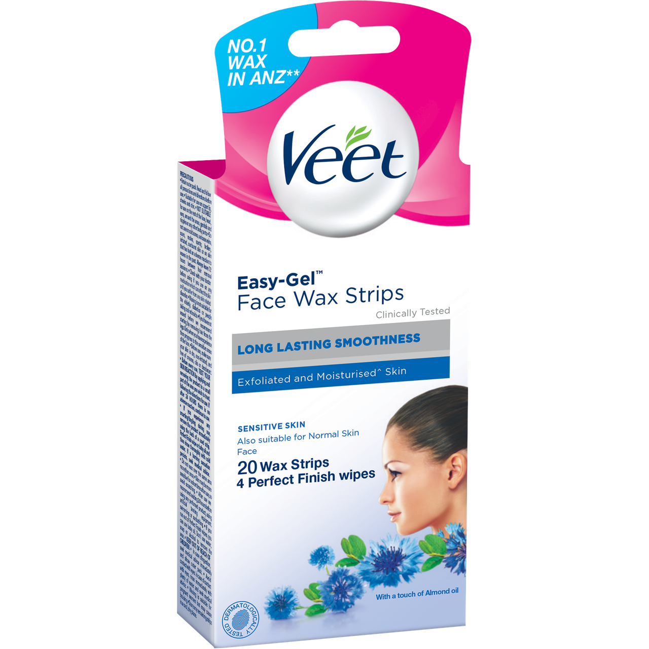 can we use veet wax strips for face