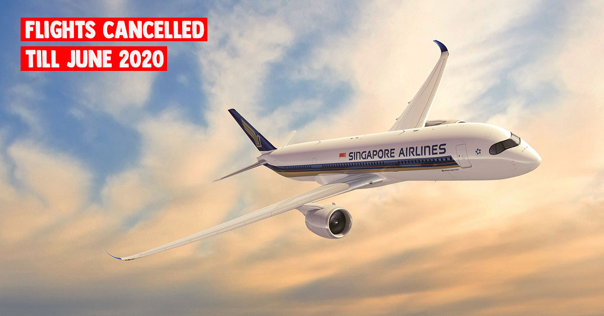 cancelled flights singapore airlines