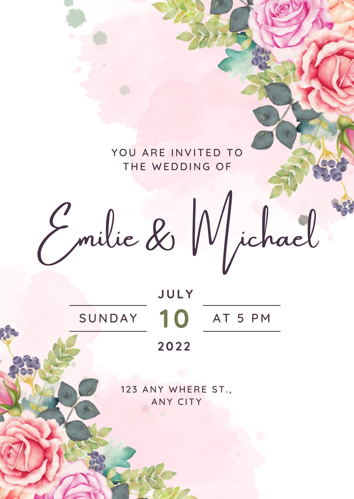 canva wedding invitation templates