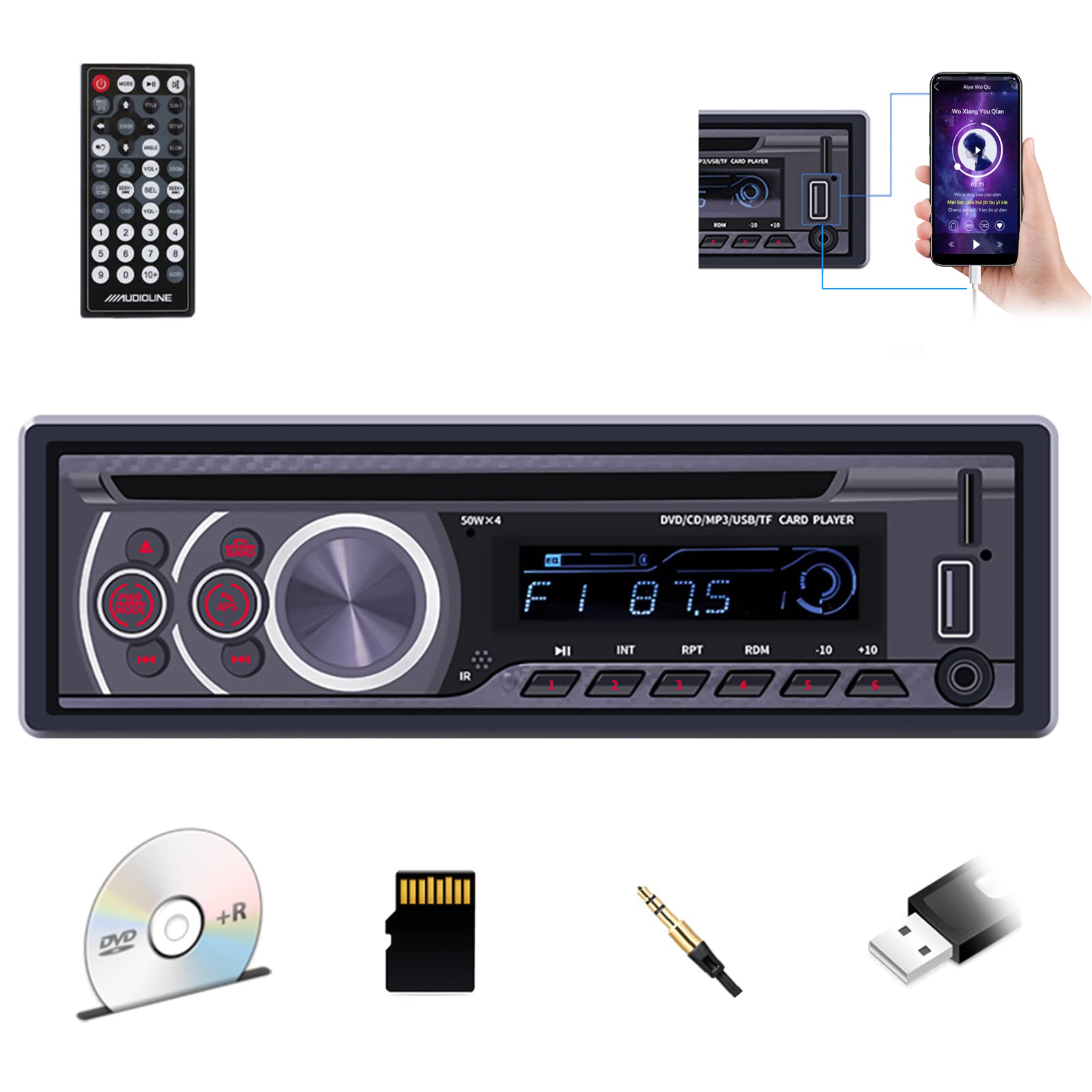 car cd player to bluetooth