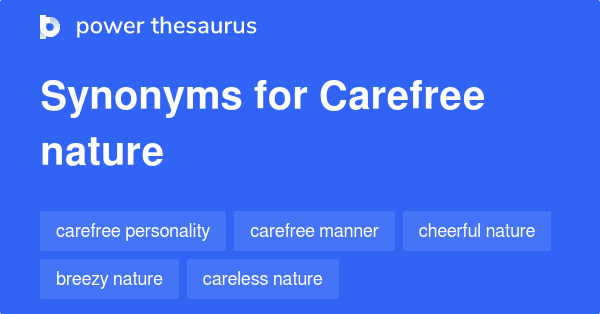 carefree thesaurus