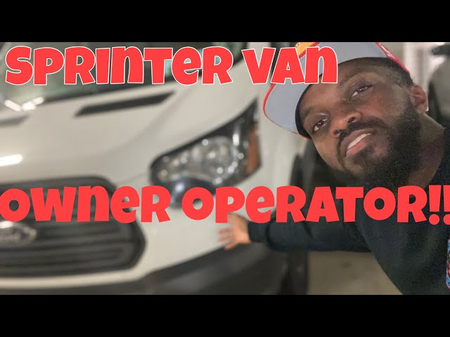 cargo van owner operator jobs