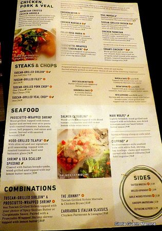 carrabbas location menu