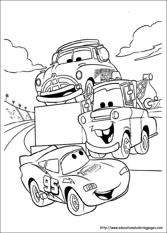 cars coloring sheets free