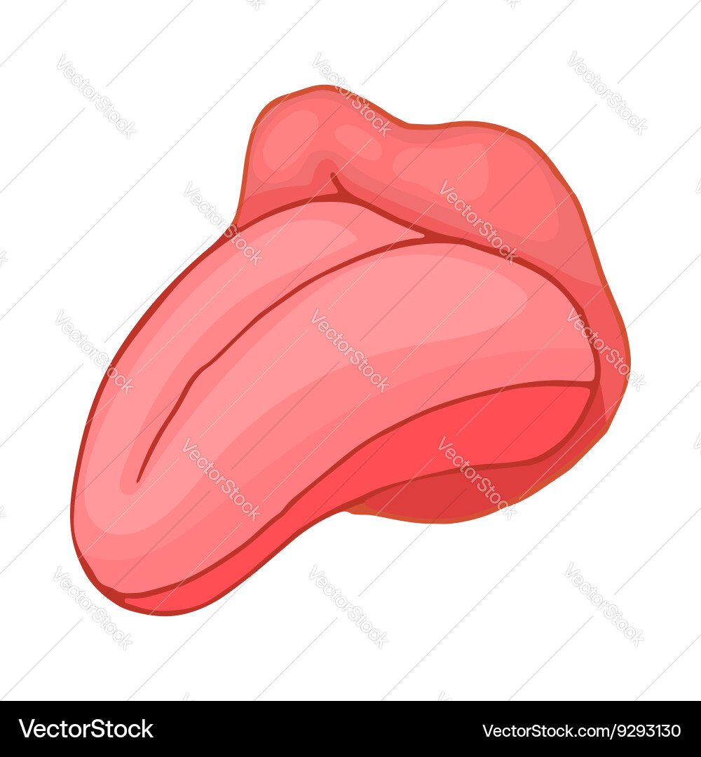 cartoon tongue