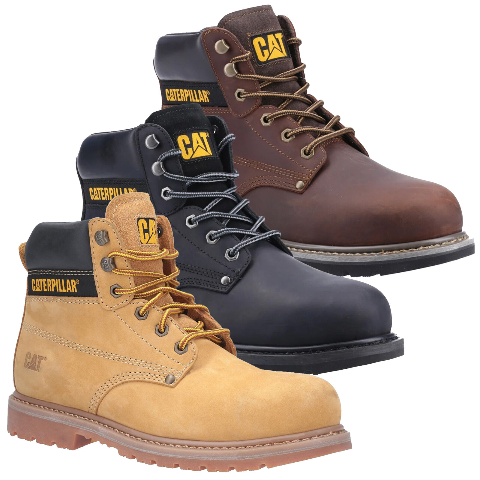 caterpillar steel toe boots