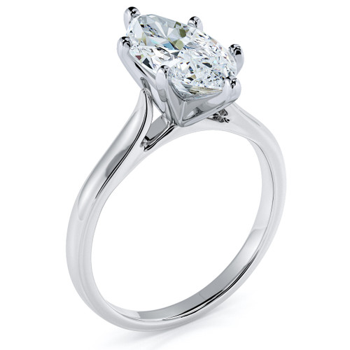 cathedral marquise diamond ring