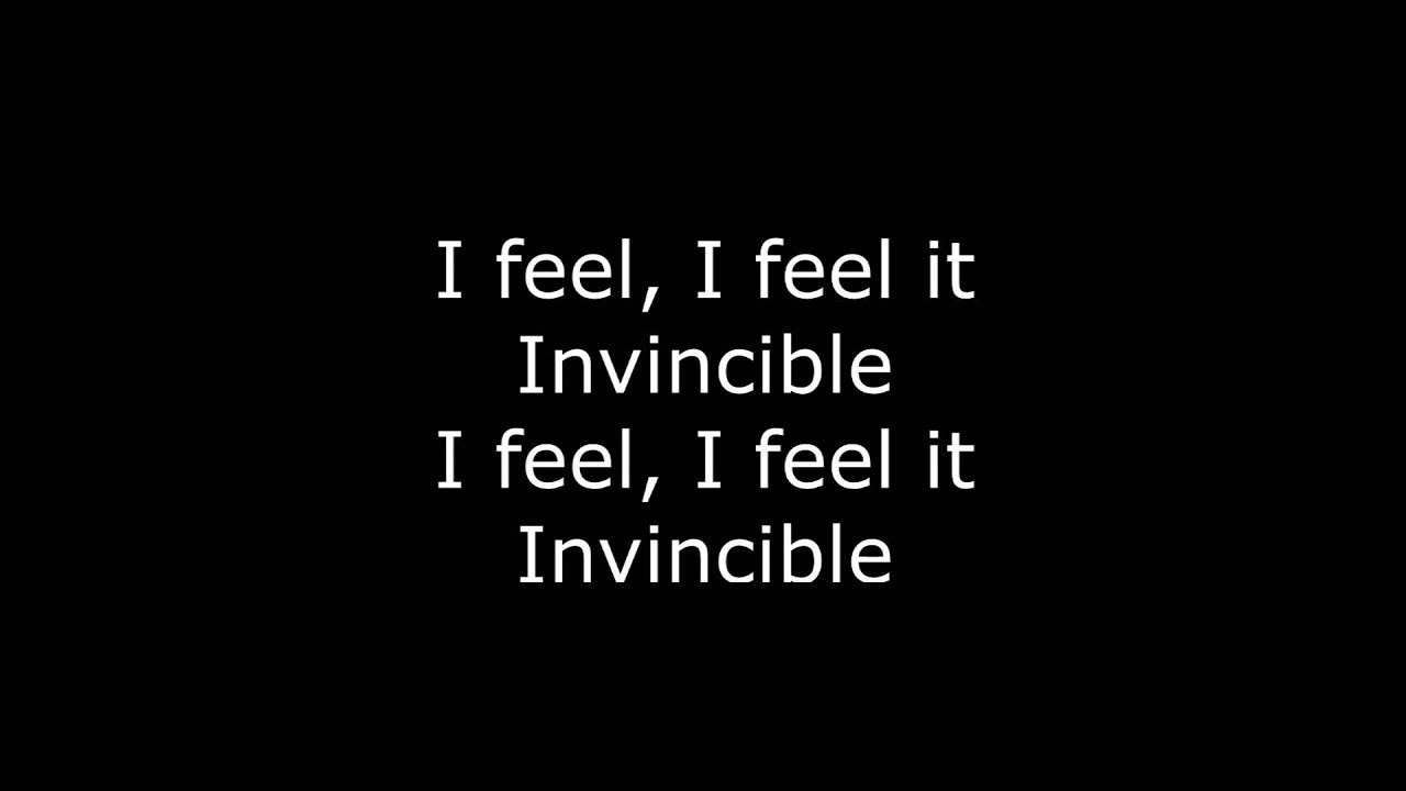 invincible lyrics